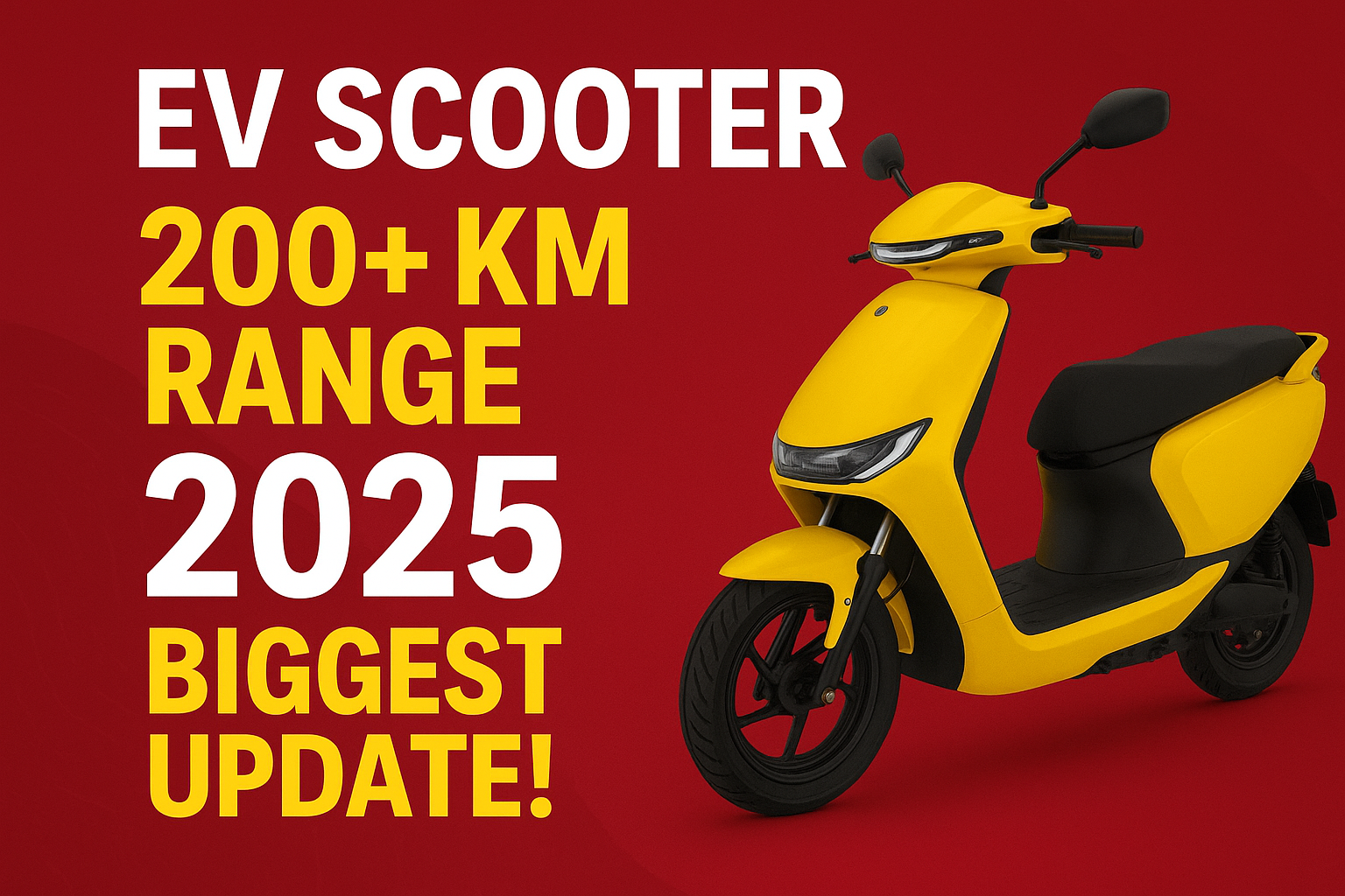 EV Scooter 200+km Range